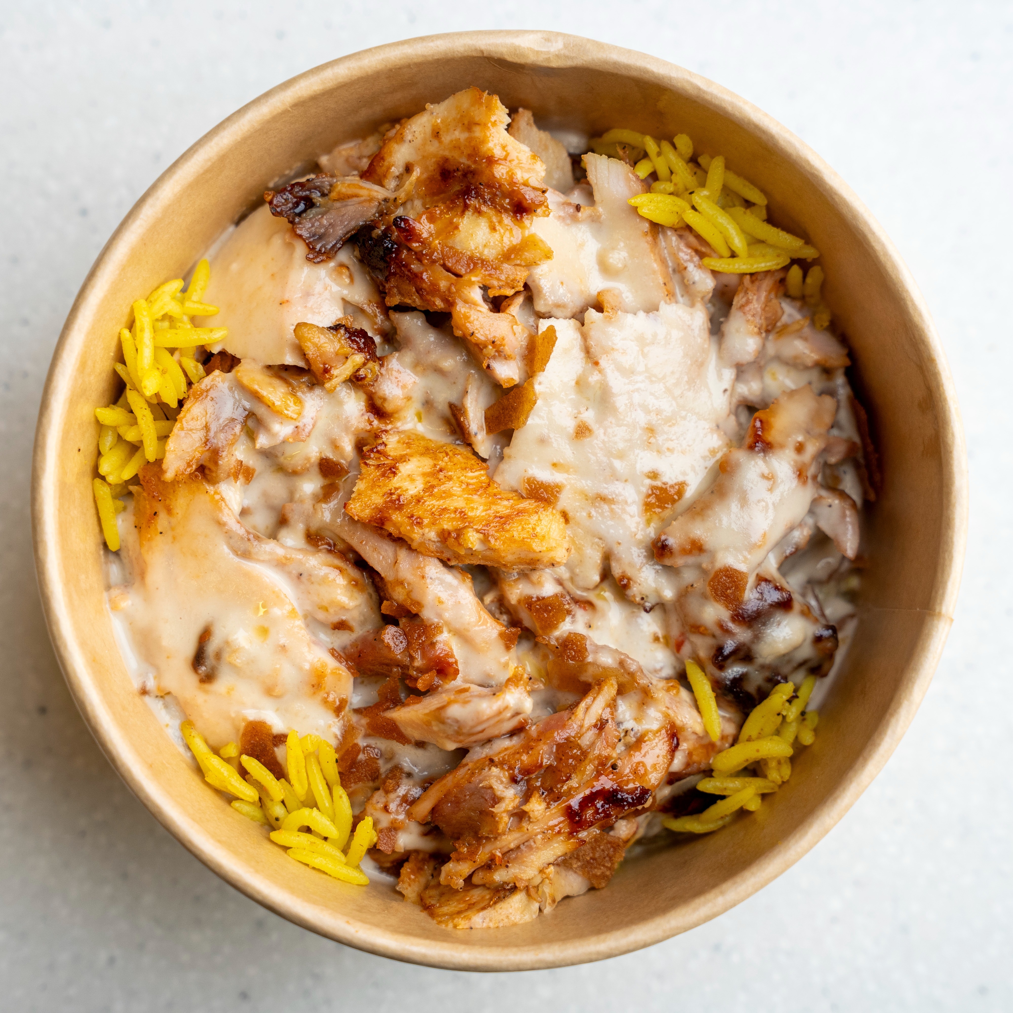 طبق رز شاورما دجاج