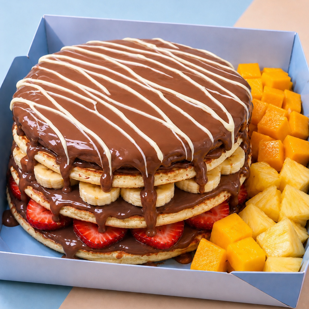 Fruits pancake